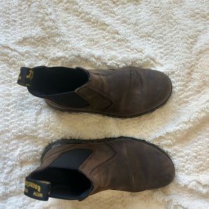 Doc Marten Bex Crazy Horse Chelsea Boots Brown